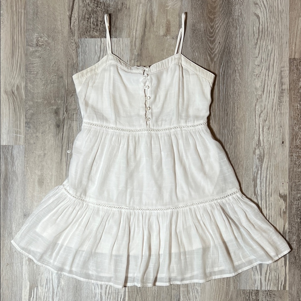 Love Tree White Mini Dress - Size M